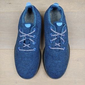 Allbirds The Wool Runner Mens Sneakers Blue/Black